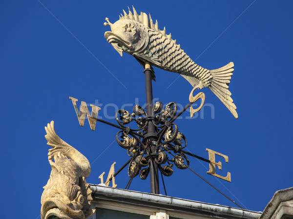 Balık fırıldak eski pazar Londra güzel Stok fotoğraf © chrisdorney