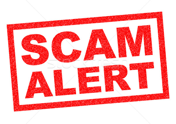 SCAM ALERT Stock photo © chrisdorney