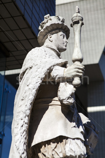 Statue of King Edward VI at St. Thomas's Hospital in London Stock photo © chrisdorney