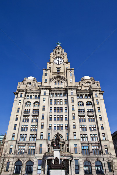 The Royal Liver Building on the Pier Head in Liverpool Stock photo © chrisdorney