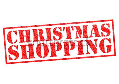 CHRISTMAS SHOPPING Stock photo © chrisdorney