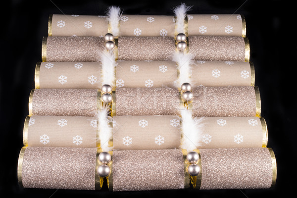 Traditional Christmas Crackers Stock photo © chrisdorney