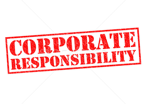 Corporate responsabilità rosso bianco business Foto d'archivio © chrisdorney