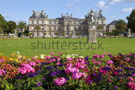 盧森堡 宮殿 巴黎 法國 夏天 商業照片 © chrisdorney