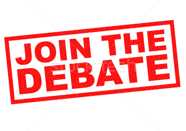 Stock photo: JOIN THE DEBATE