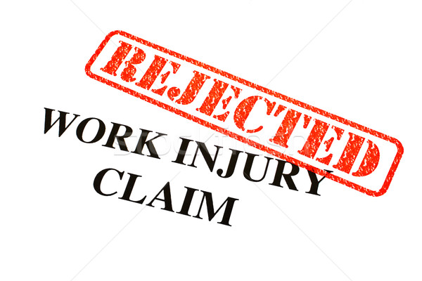 Work Injury Claim REJECTED Stock photo © chrisdorney