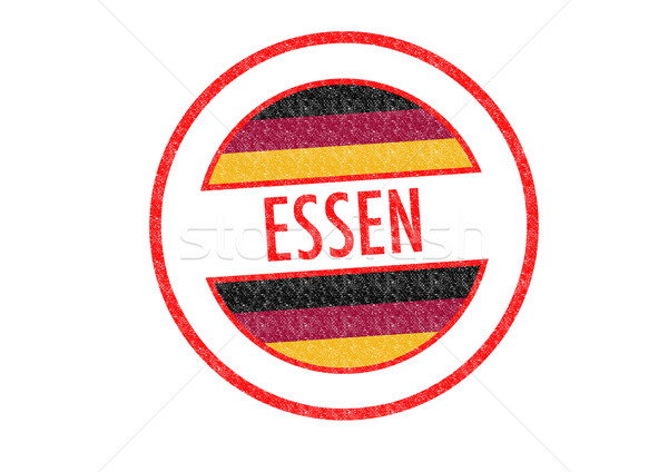 ESSEN Rubber Stamp Stock photo © chrisdorney