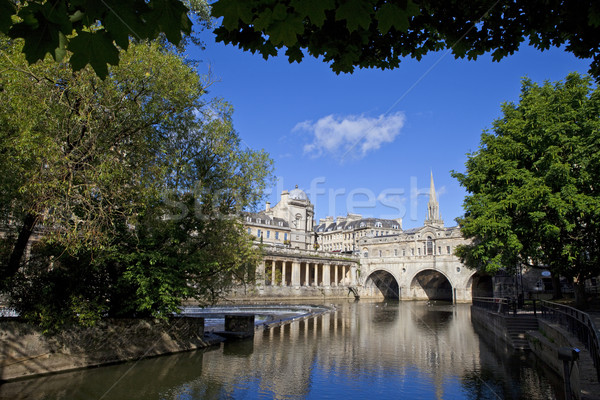 Pulteney Bridge and the River Avon Stock photo © chrisdorney