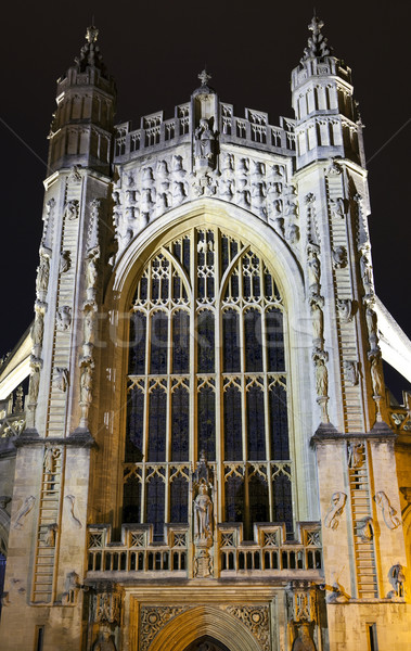 Bath Abbey at Night Stock photo © chrisdorney