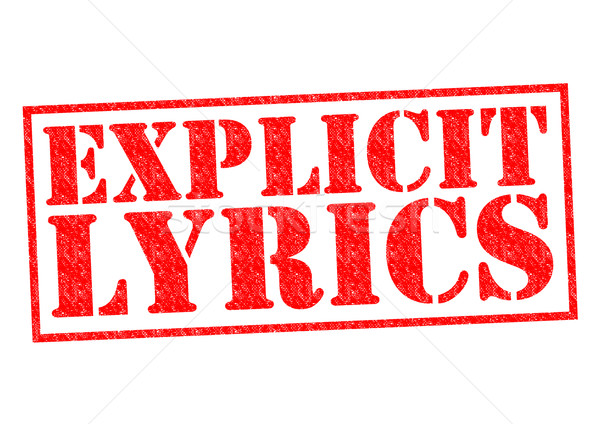 EXPLICIT LYRICS Stock photo © chrisdorney
