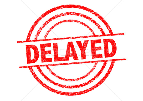 DELAYED Rubber Stamp Stock photo © chrisdorney