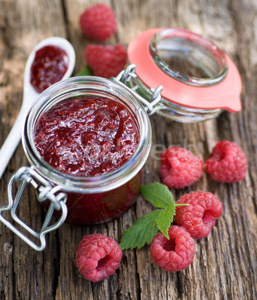 Lampone jam rosso colazione Foto d'archivio © ChrisJung