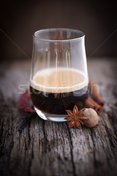 Eszpresszó távolkeleti fűszer kávé bab Stock fotó © ChrisJung