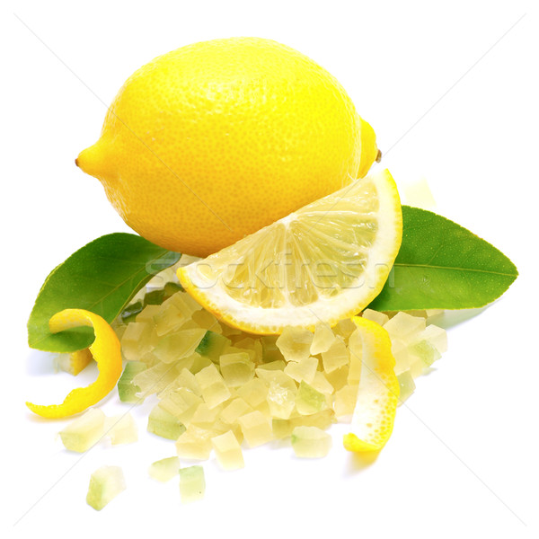засахаренный лимона фрукты Рождества Сток-фото © ChrisJung