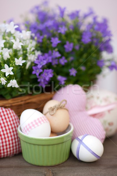 Pascua tiempo primavera huevo Foto stock © ChrisJung