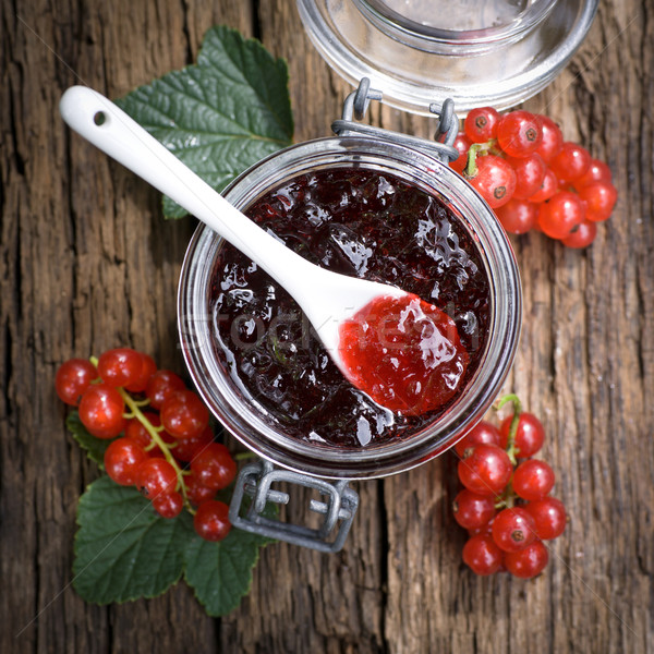 Redcurrant jelly Stock photo © ChrisJung