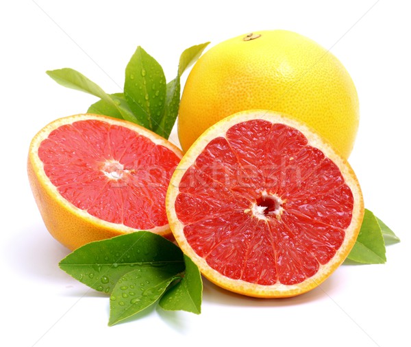 Grapefruit geïsoleerd vruchten Stockfoto © ChrisJung