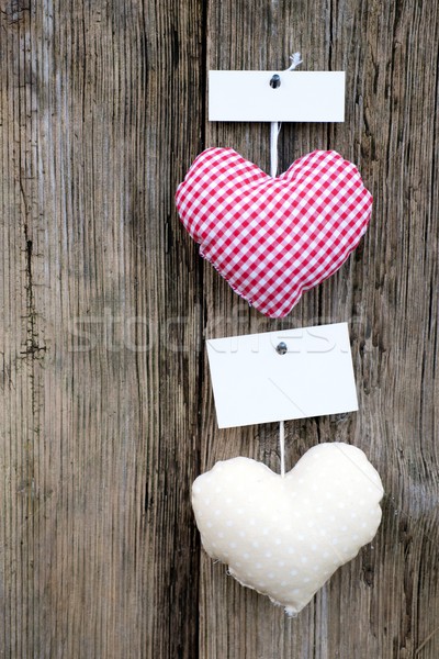 Hearts, description fields Stock photo © ChrisJung