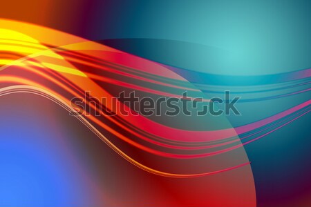 Abstrato onda ilustração 3d formas textura Foto stock © chrisroll