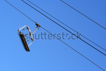 Vide ski ascenseur été ciel printemps [[stock_photo]] © chrisroll