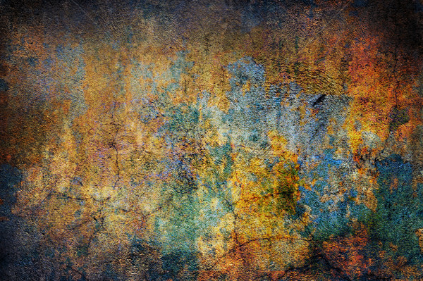 Grunge edad pared textura luz arte Foto stock © chrisroll