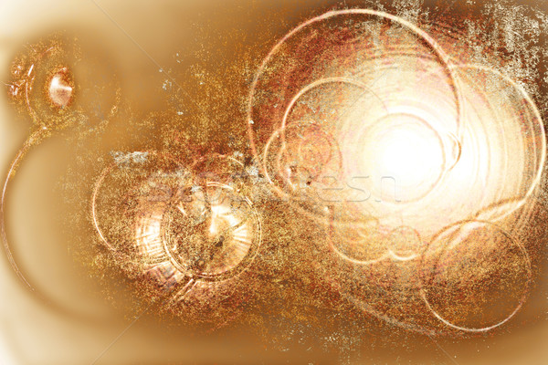 Grunge fractal textuur licht frame kunst Stockfoto © chrisroll