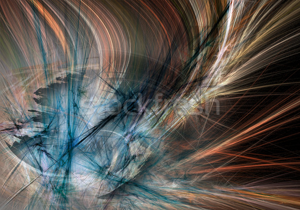 Résumé fractal design lumière peinture fond [[stock_photo]] © chrisroll