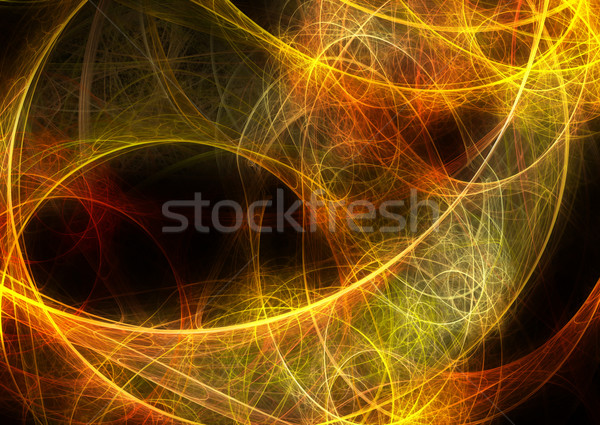 Stockfoto: Abstract · futuristische · fractal · textuur · licht · verf