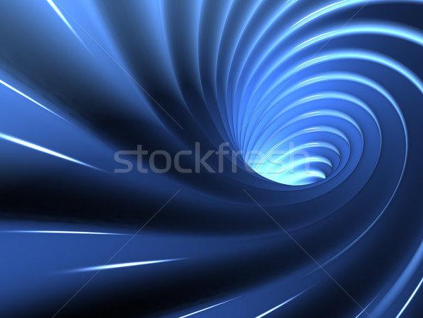 Abstract 3D draaikolk licht verf ruimte Stockfoto © chrisroll