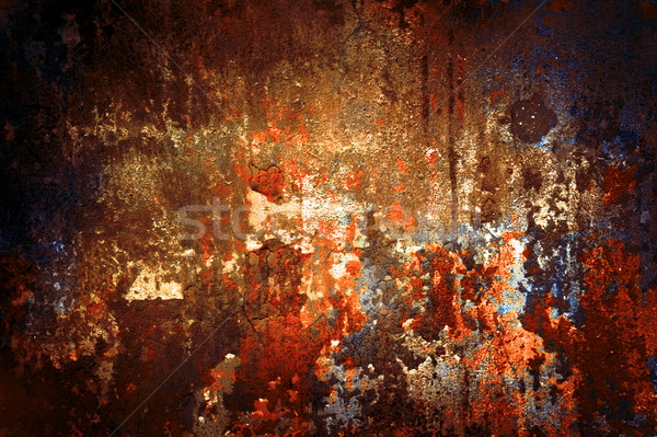 Grunge edad pared textura luz arte Foto stock © chrisroll