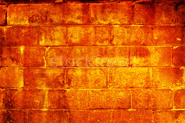 burning wall Stock photo © chrisroll