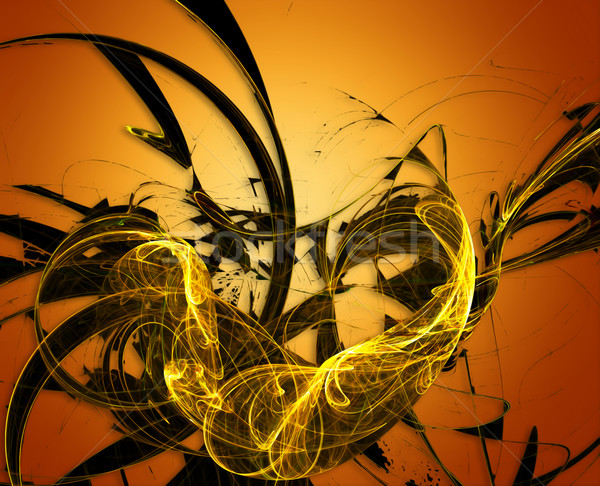 Abstrato futurista fractal textura luz pintar Foto stock © chrisroll