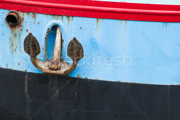 Anchor on an old boat Stock photo © chrisroll