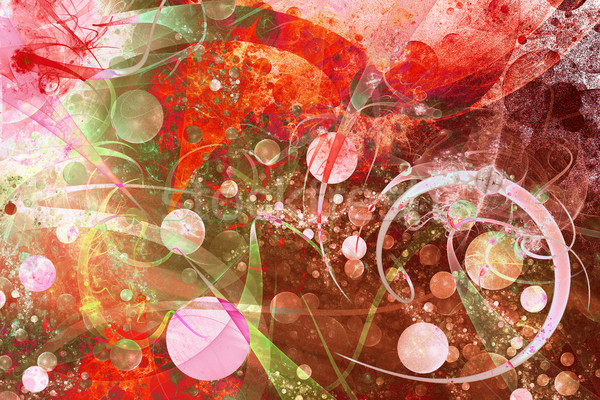 Grunge abstract futuristische fractal textuur licht Stockfoto © chrisroll