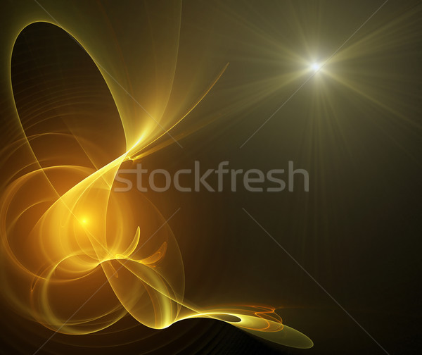 Abstrato futurista fractal luz projeto pintar Foto stock © chrisroll