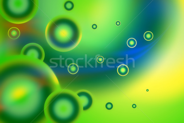 Abstrakten grünen Kunst blau rot Farbe Stock foto © chrisroll