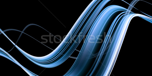 Abstrato azul onda textura luz pintar Foto stock © chrisroll
