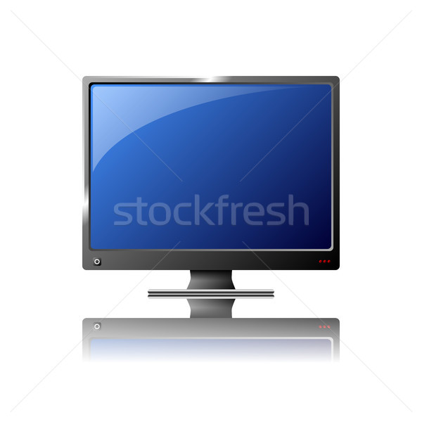 Televizyon ekran dizayn eps10 format kullanılmış Stok fotoğraf © christopherhall