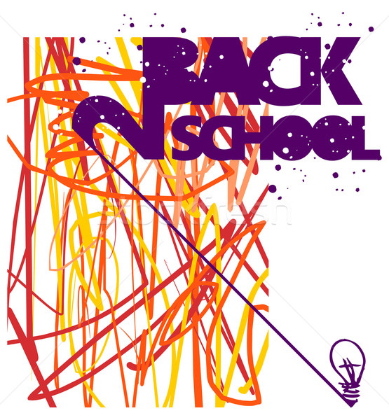 Back to school concept Stock photo © cienpies