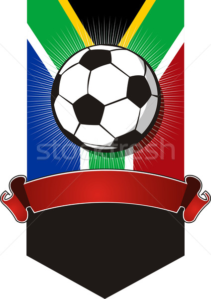 South Africa Soccer Championship banner Stock photo © cienpies