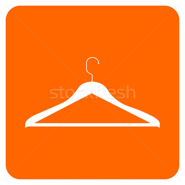Tárgyak gyűjtemény ruházat vállfa ikon vektor Stock fotó © cienpies