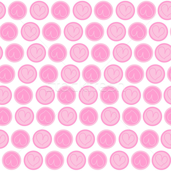 Valentine love heart pattern Stock photo © cienpies