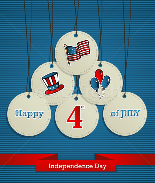 USA Independence day background Stock photo © cienpies