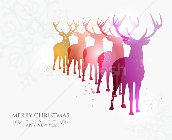 Merry Christmas contemporary ideas Stock photo © cienpies