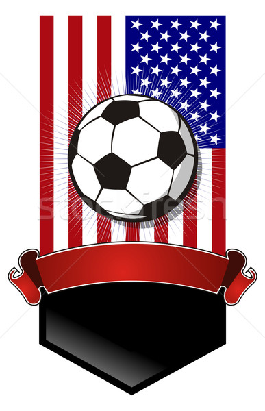 United States Soccer Championship banner Stock photo © cienpies