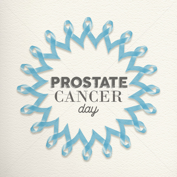 Prostata Krebs Bewusstsein Design Bänder Tag Stock foto © cienpies