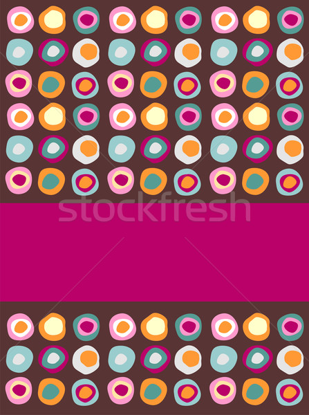 Multicolored dots background Stock photo © cienpies
