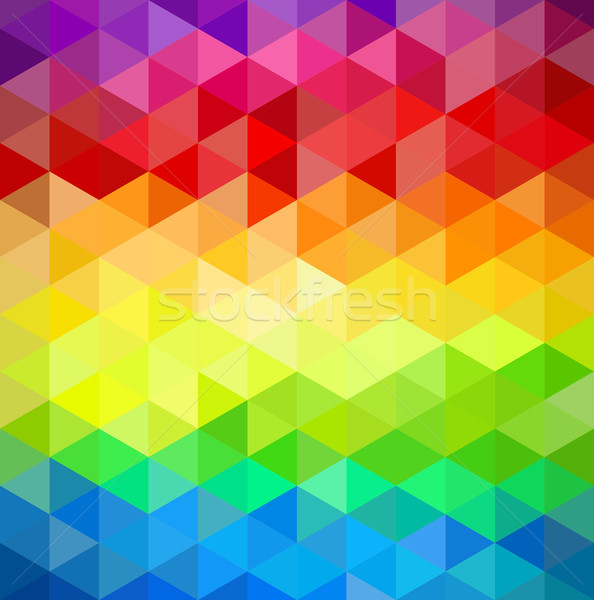 Colorfull vintage abstract geometric pattern. Stock photo © cienpies