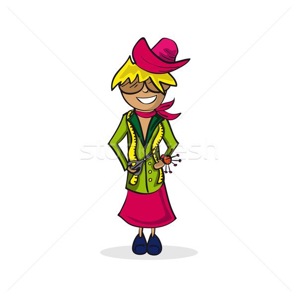 Profissao Roupa Estilista Mulher Desenho Animado Descobrir Ilustracao De Vetor C Cienpies Design Cienpies 3262150 Stockfresh