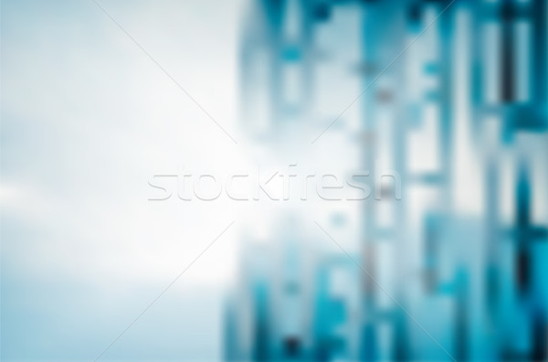 Abstract business building light background Stock photo © cienpies